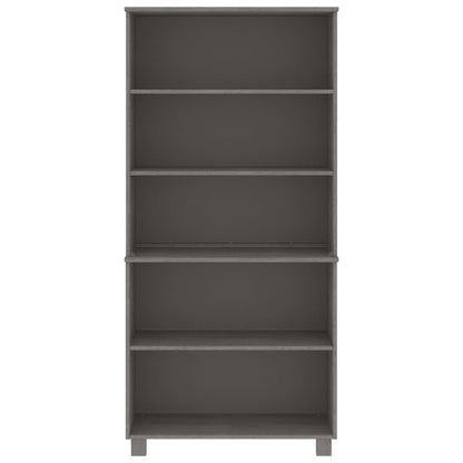 Highboard HAMAR Massivholz Kiefer Hellgrau - Pazzar.ch