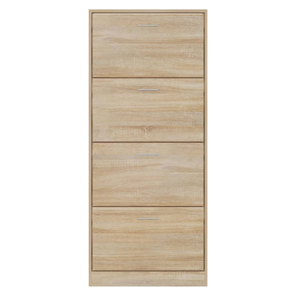 Schuhschrank Sonoma-Eiche 63x24x147 cm Holzwerkstoff - Pazzar.ch