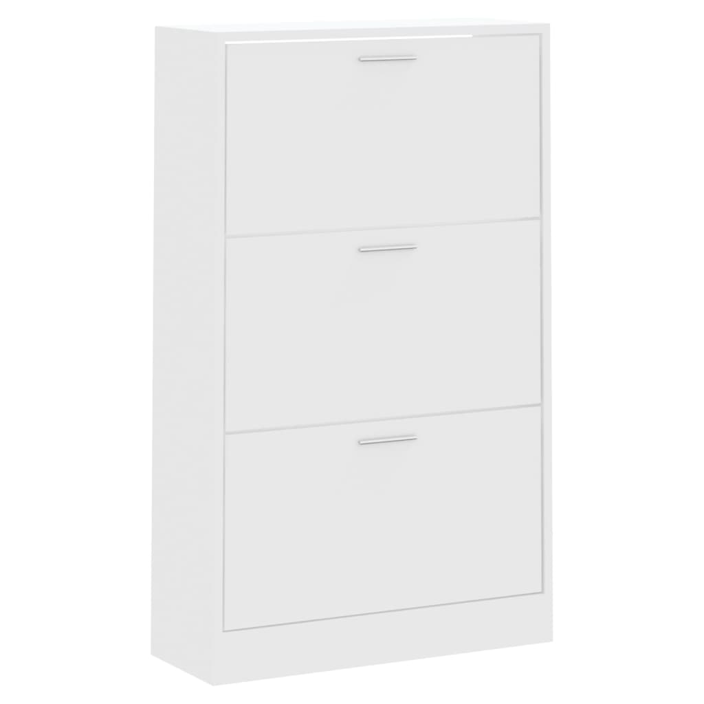 Schuhschrank Weiß 63x24x103 cm Holzwerkstoff - Pazzar.ch