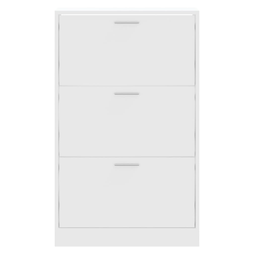 Schuhschrank Weiß 63x24x103 cm Holzwerkstoff - Pazzar.ch