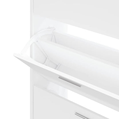 Schuhschrank Weiß 63x24x103 cm Holzwerkstoff - Pazzar.ch