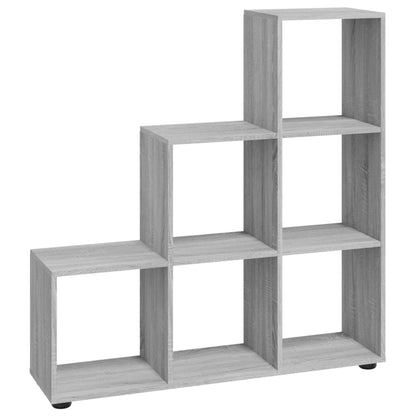 Treppenregal Grau Sonoma 107 cm Holzwerkstoff - Pazzar.ch