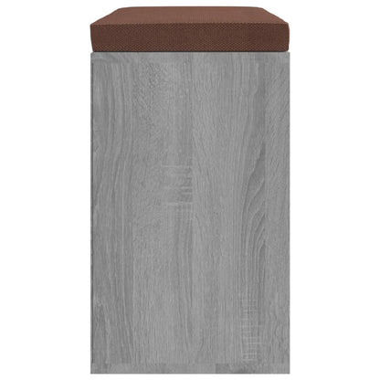 Schuhbank Grau Sonoma 103x30x48 cm Holzwerkstoff - Pazzar.ch