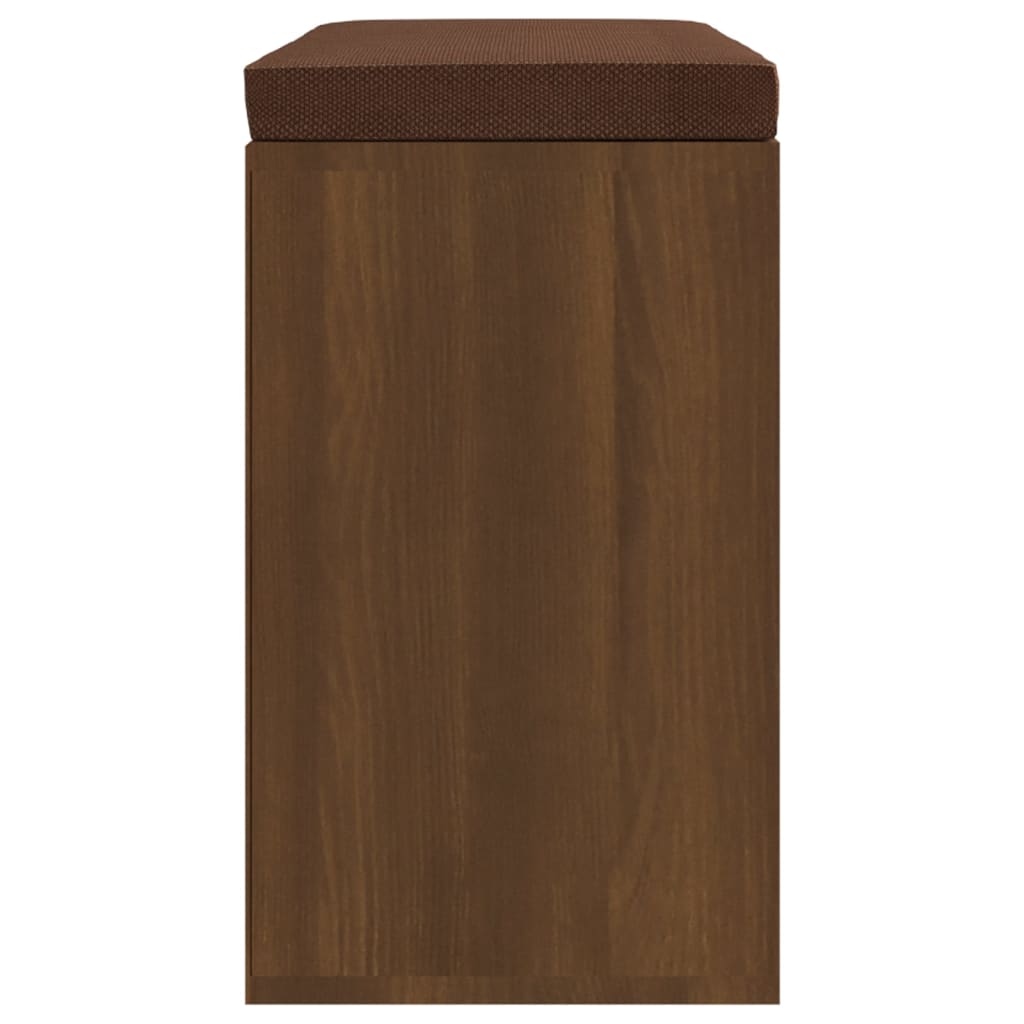 Schuhbank Braun Eichen-Optik 103x30x48 cm Holzwerkstoff - Pazzar.ch