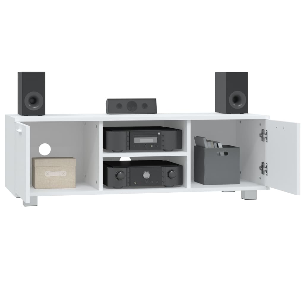 TV-Schrank Weiß 120x40,5x35 cm Holzwerkstoff - Pazzar.ch