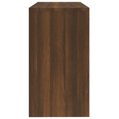 Schreibtisch mit Stauraum Braun Eichen-Optik 100x40x73 cm - Pazzar.ch