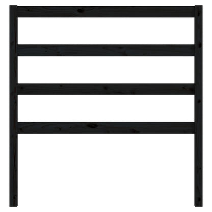 Kopfteil Schwarz 96x4x100 cm Massivholz Kiefer - Pazzar.ch