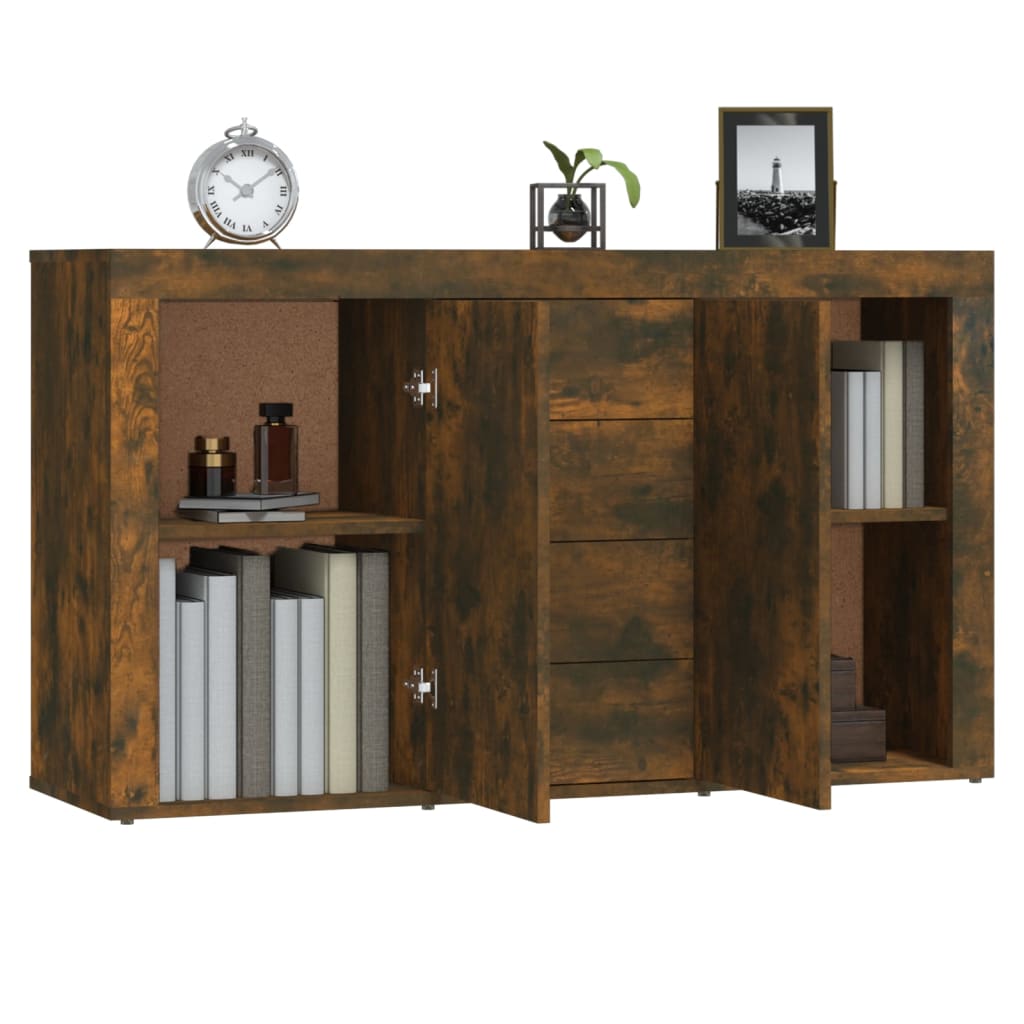 Sideboard Räuchereiche 120x36x69 cm Holzwerkstoff - Pazzar.ch