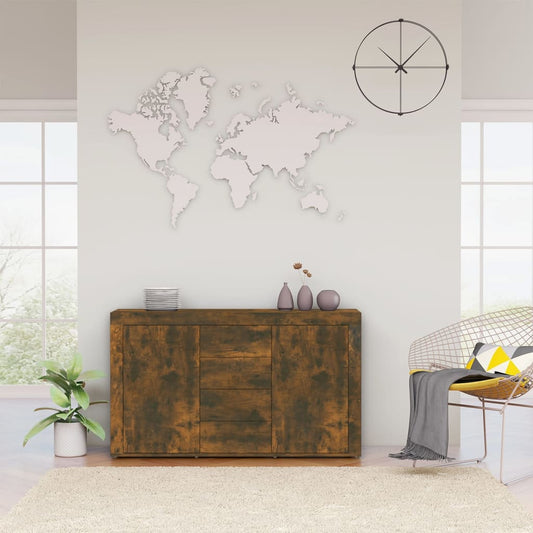 Sideboard Räuchereiche 120x36x69 cm Holzwerkstoff - Pazzar.ch