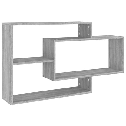 Wandregal Grau Sonoma 104x20x58,5 cm Holzwerkstoff - Pazzar.ch