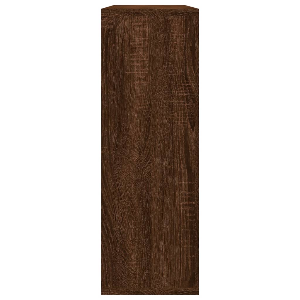 Wandregal Braun Eichen-Optik 104x20x58,5 cm Holzwerkstoff - Pazzar.ch