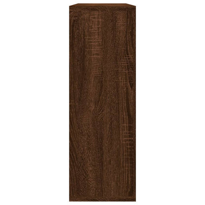 Wandregal Braun Eichen-Optik 104x20x58,5 cm Holzwerkstoff - Pazzar.ch