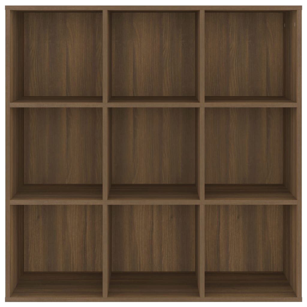 Bücherschrank Braun Eichen-Optik 98x29x97,5 cm