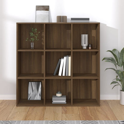 Bücherschrank Braun Eichen-Optik 98x29x97,5 cm - Pazzar.ch