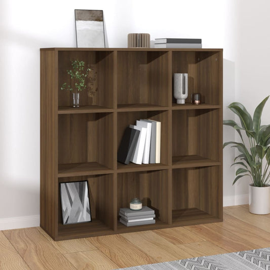 Bücherschrank Braun Eichen-Optik 98x29x97,5 cm - Pazzar.ch