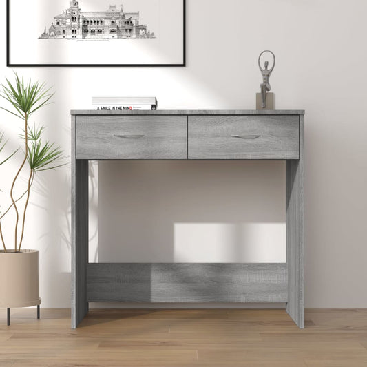 Schreibtisch Grau Sonoma 80x40x75 cm Holzwerkstoff - Pazzar.ch