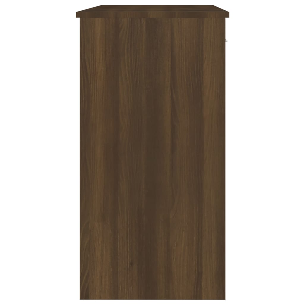 Schreibtisch Braun Eichen-Optik 80x40x75 cm Holzwerkstoff - Pazzar.ch