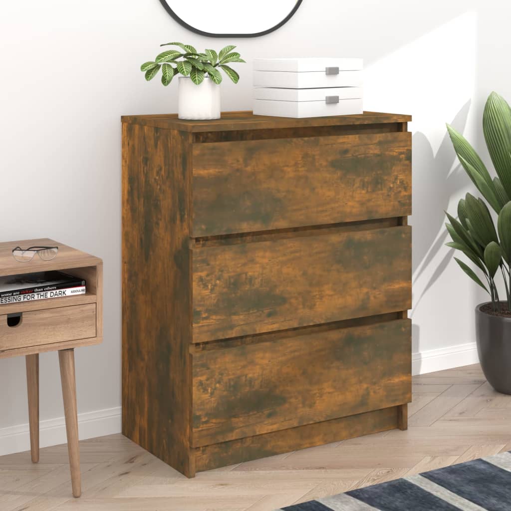 Sideboard Räuchereiche 60x35x76 cm Holzwerkstoff - Pazzar.ch