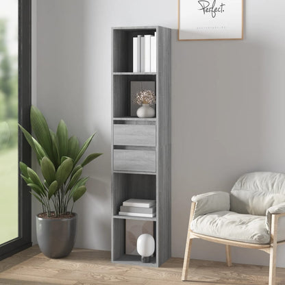 Bücherregal Grau Sonoma 36x30x171 cm Holzwerkstoff - Pazzar.ch