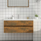Waschbeckenschrank Räuchereiche 100x38,5x45 cm Holzwerkstoff