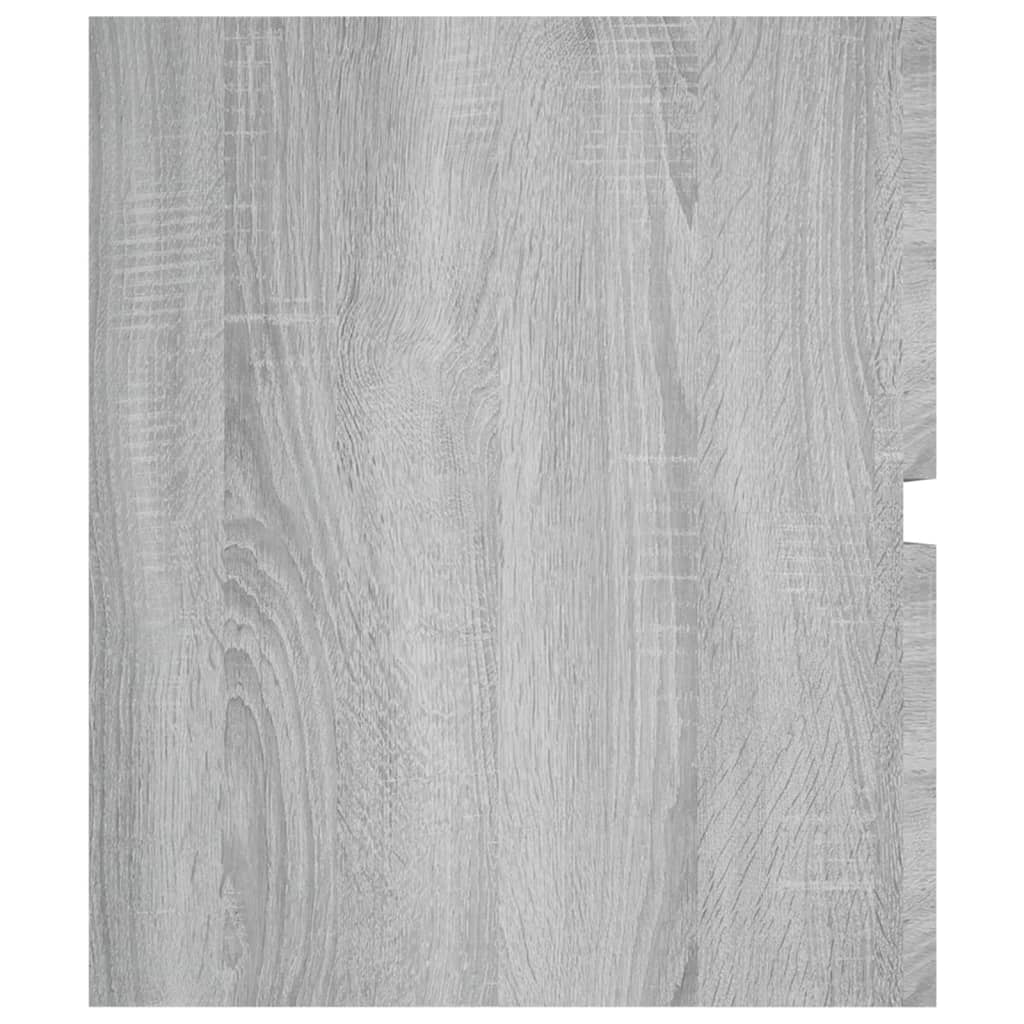 Waschbeckenunterschrank Grau Sonoma 100x38,5x45cm Holzwerkstoff