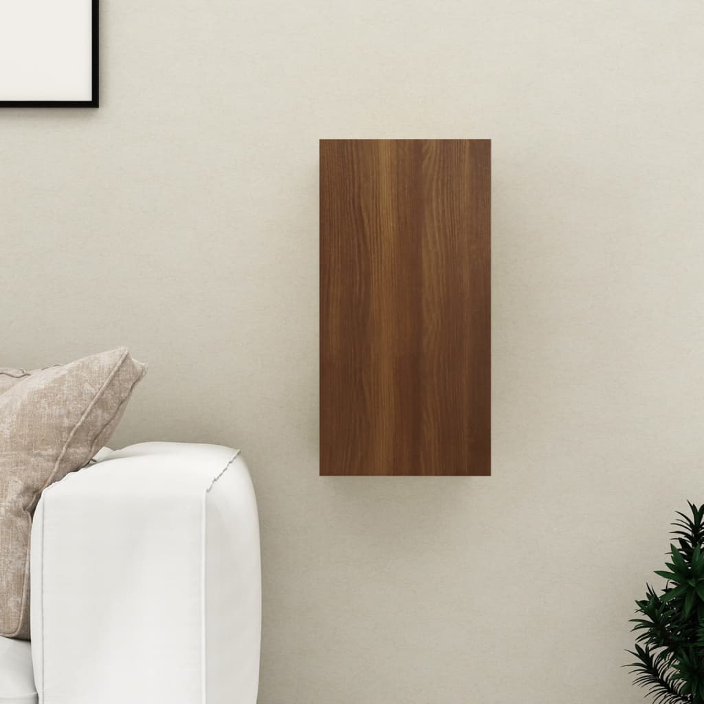 TV-Schrank Braun Eichen-Optik 30,5x30x60 cm Holzwerkstoff - Pazzar.ch