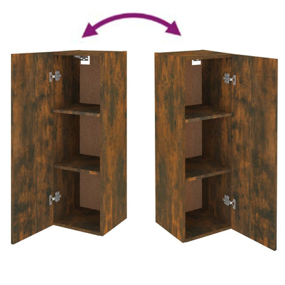 TV-Schrank Räuchereiche 30,5x30x90 cm Holzwerkstoff - Pazzar.ch