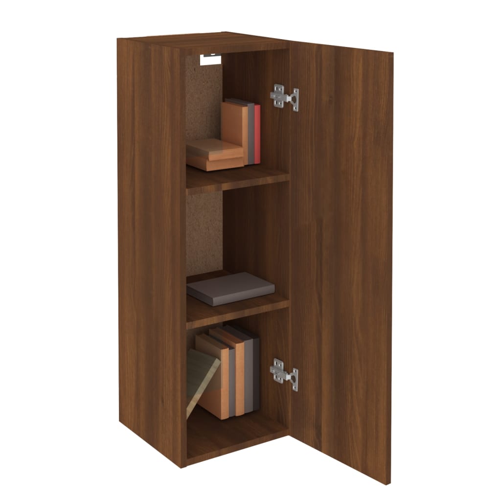 TV-Schränke 2 Stk. Braun Eichen-Optik 30,5x30x90 Holzwerkstoff - Pazzar.ch