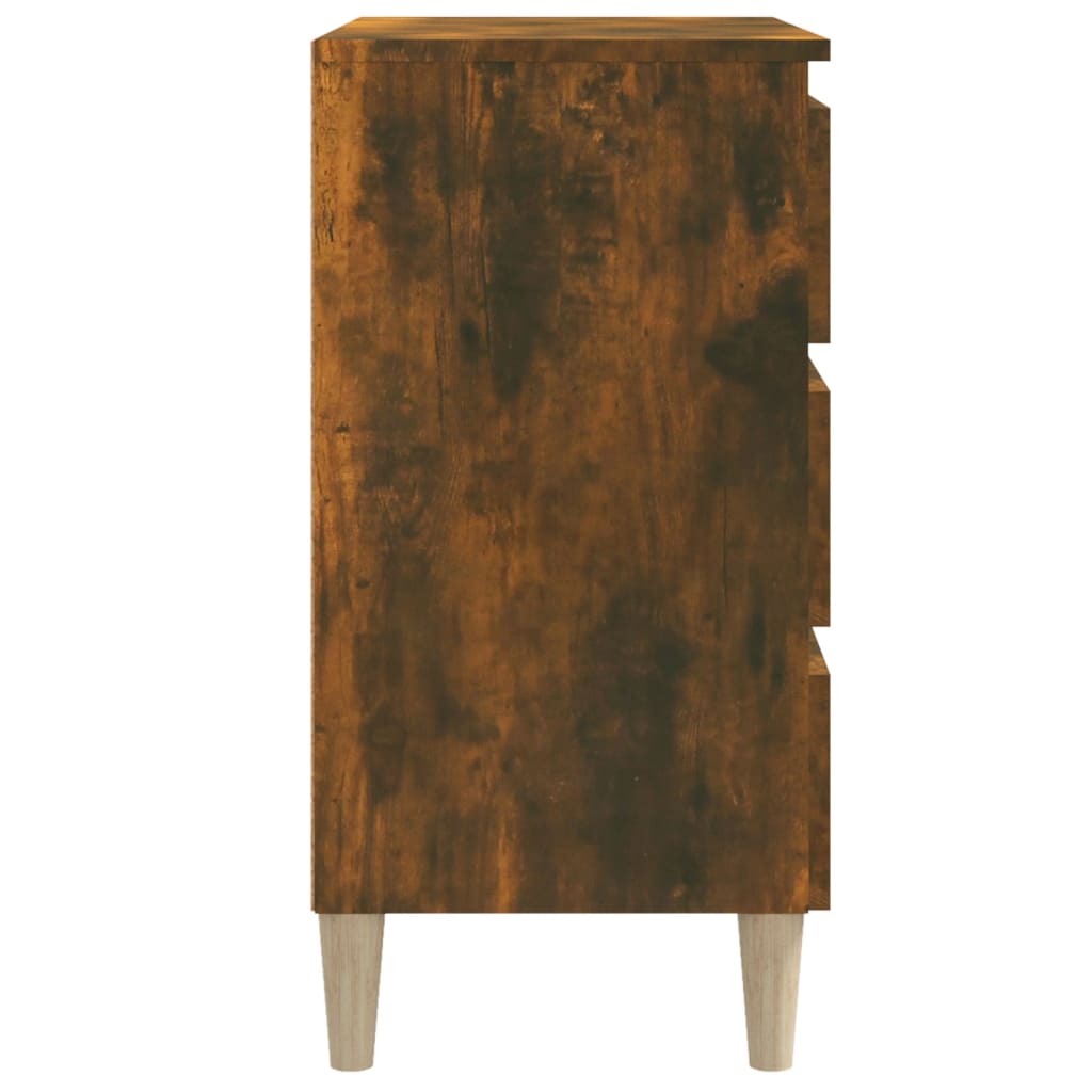 Sideboard Räuchereiche 60x35x69 cm Holzwerkstoff - Pazzar.ch