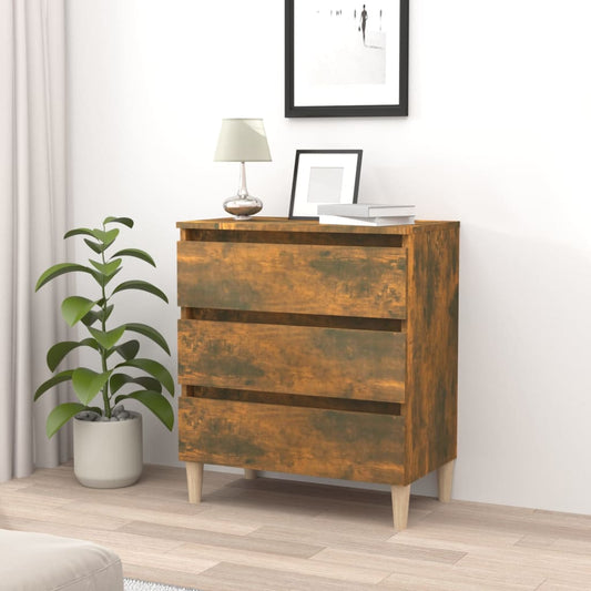 Sideboard Räuchereiche 60x35x69 cm Holzwerkstoff - Pazzar.ch