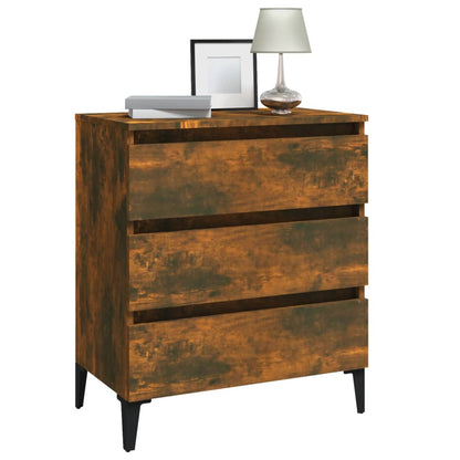 Sideboard Räuchereiche 60x35x69 cm Holzwerkstoff - Pazzar.ch