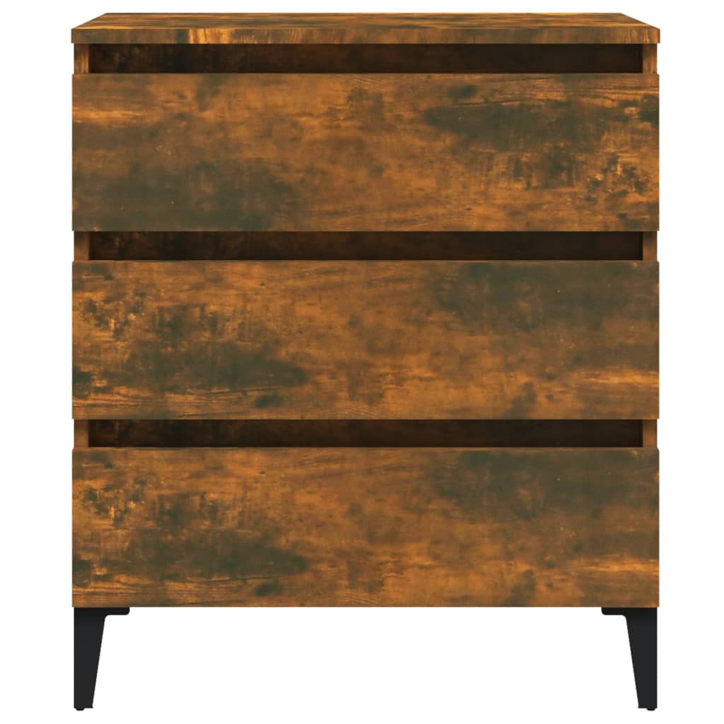 Sideboard Räuchereiche 60x35x69 cm Holzwerkstoff - Pazzar.ch