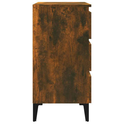 Sideboard Räuchereiche 60x35x69 cm Holzwerkstoff - Pazzar.ch