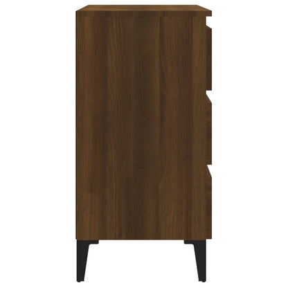 Sideboard Braun Eichen-Optik 60x35x69 cm Holzwerkstoff - Pazzar.ch