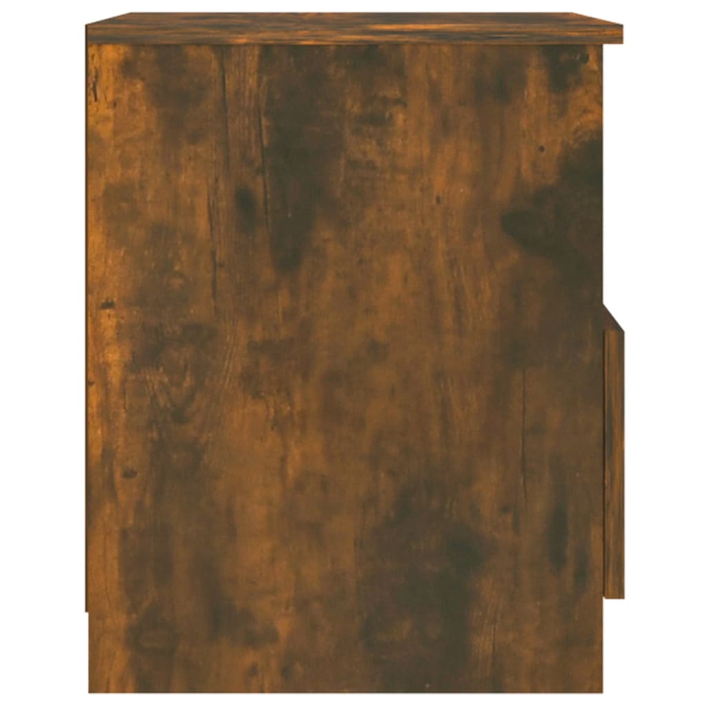 Nachttische 2 Stk. Räuchereiche 40x40x50 cm Holzwerkstoff - Pazzar.ch