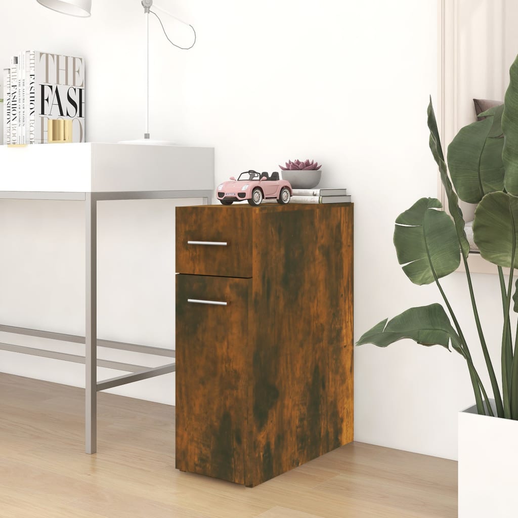 Apothekerschrank Räuchereiche 20x45,5x60 cm Holzwerkstoff - Pazzar.ch