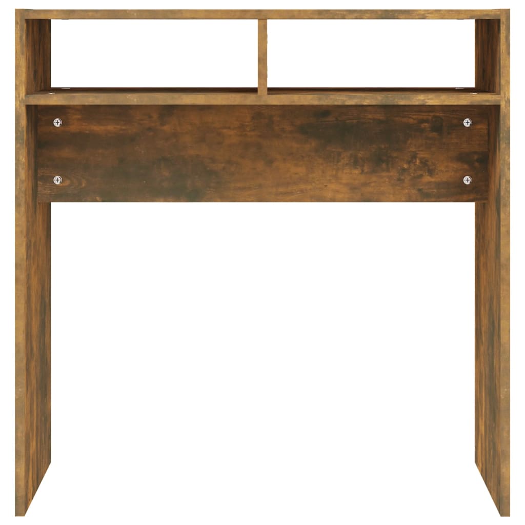 Konsolentisch Räuchereiche 78x30x80 cm Holzwerkstoff - Pazzar.ch