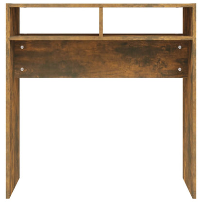 Konsolentisch Räuchereiche 78x30x80 cm Holzwerkstoff - Pazzar.ch