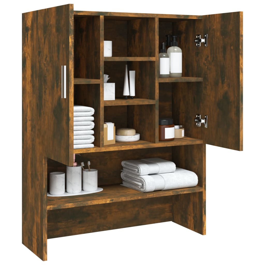 Waschmaschinenschrank Räuchereiche 70,5x25,5x90 cm - Pazzar.ch