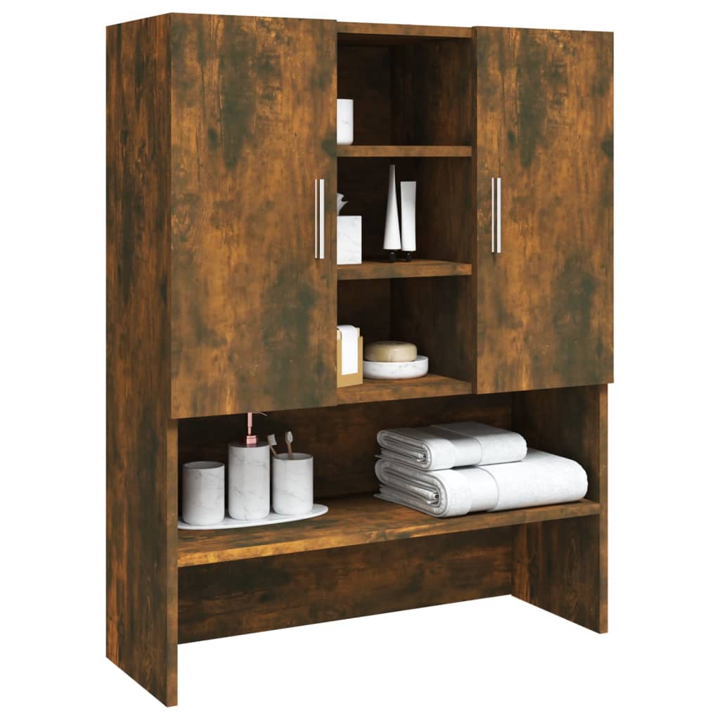 Waschmaschinenschrank Räuchereiche 70,5x25,5x90 cm - Pazzar.ch