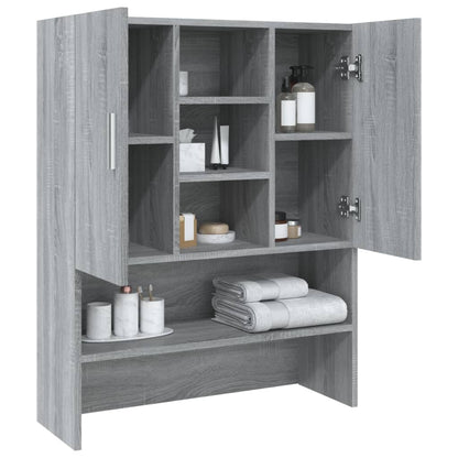 Waschmaschinenschrank Grau Sonoma 70,5x25,5x90 cm - Pazzar.ch