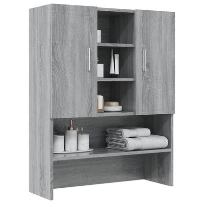 Waschmaschinenschrank Grau Sonoma 70,5x25,5x90 cm - Pazzar.ch