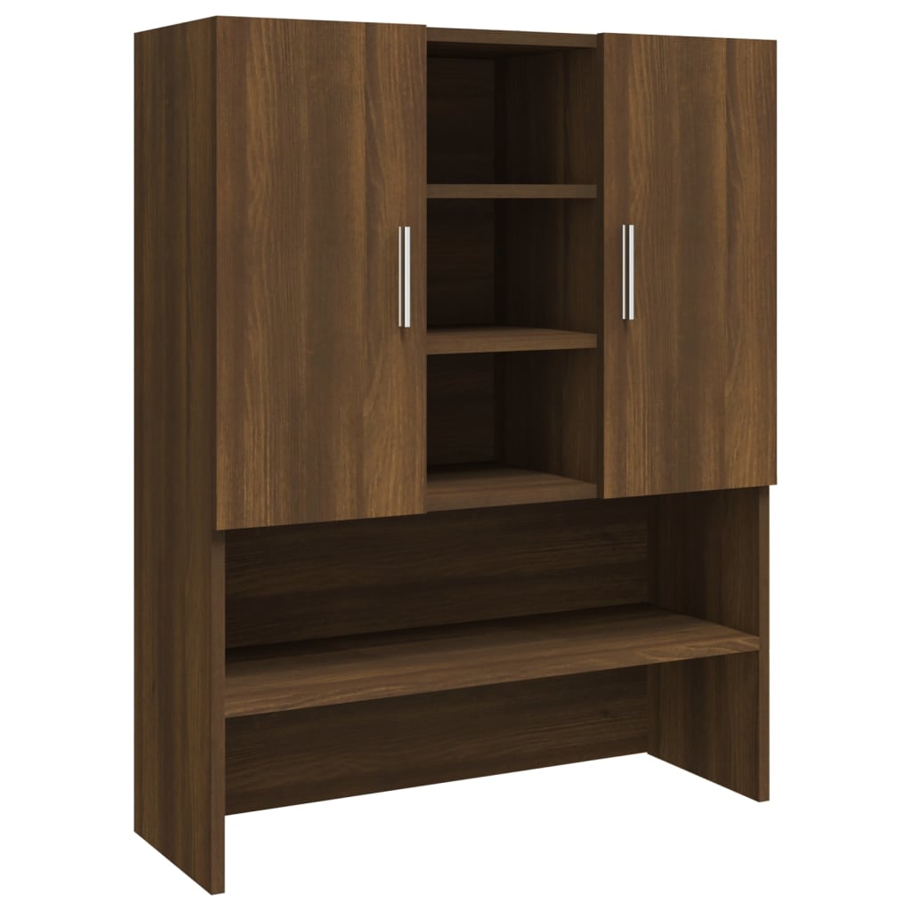 Waschmaschinenschrank Braun Eichen-Optik 70,5x25,5x90 cm - Pazzar.ch