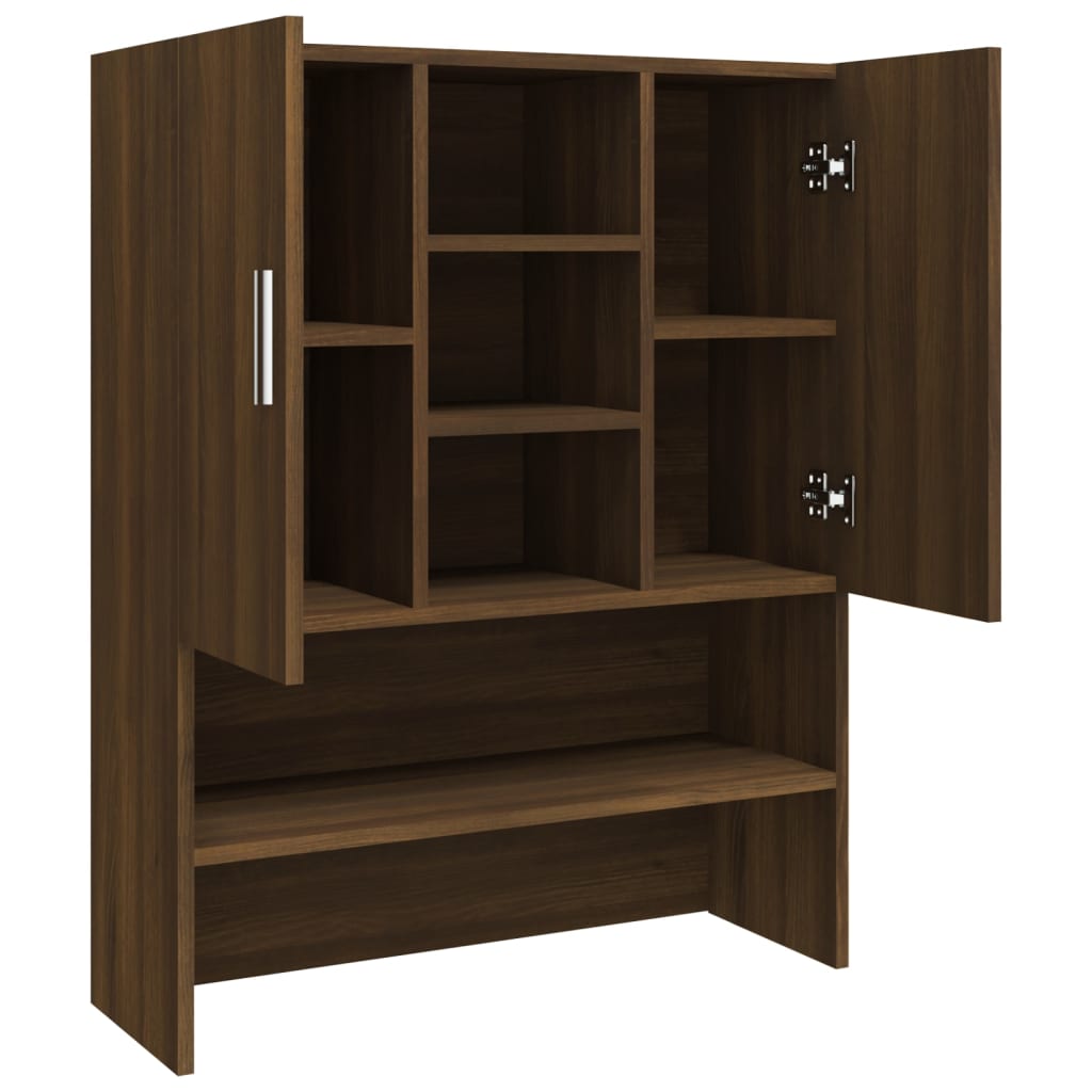 Waschmaschinenschrank Braun Eichen-Optik 70,5x25,5x90 cm - Pazzar.ch