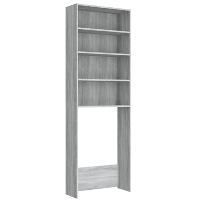 Waschmaschinenschrank Grau Sonoma 64x24x190 cm - Pazzar.ch