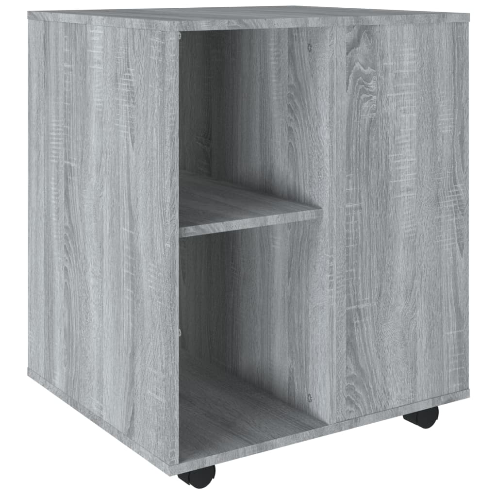 Rollschrank Grau Sonoma 60x53x72 cm Holzwerkstoff - Pazzar.ch