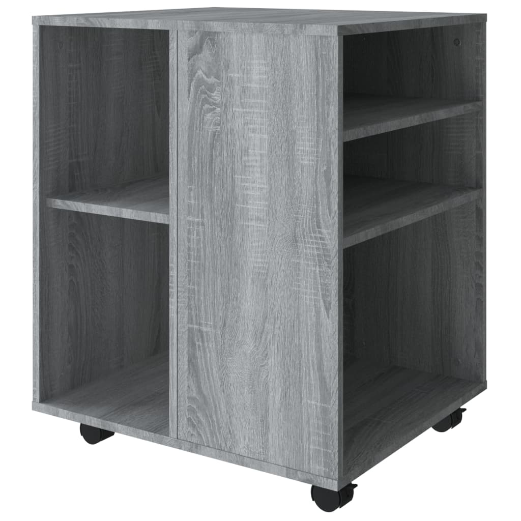 Rollschrank Grau Sonoma 60x53x72 cm Holzwerkstoff - Pazzar.ch
