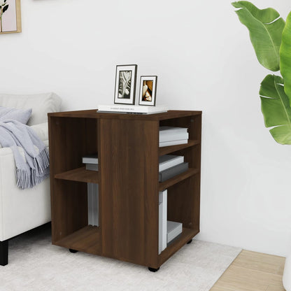 Rollschrank Braun Eichen-Optik 60x53x72 cm Holzwerkstoff - Pazzar.ch