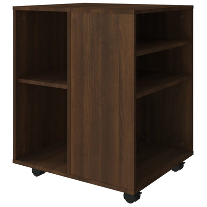 Rollschrank Braun Eichen-Optik 60x53x72 cm Holzwerkstoff - Pazzar.ch