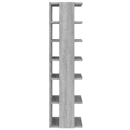 Schuhregale 2 Stk. Grau Sonoma 27,5x27x102 cm Holzwerkstoff - Pazzar.ch